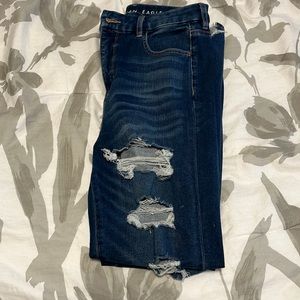american eagle curvy high rise jeans